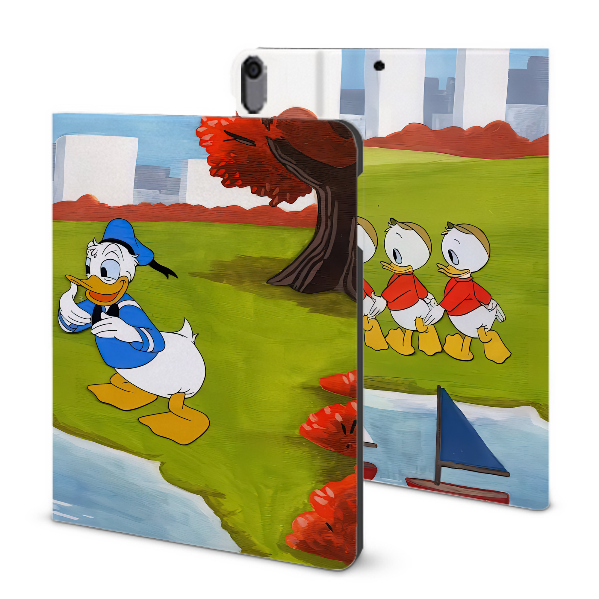 （画像用） ミッキーマウス Mickey Mouse IPad ケース ブック型 PUレザー TPU 耐衝撃 軽量 薄型 ペン収納なし 全面保護 IPad 各モデル対応